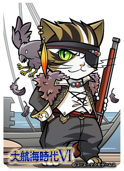 画像ギャラリー No.008のサムネイル画像 / 「のぶニャがの野望」と「大航海時代」シリーズのコラボが開催。“ミナ”などが猫の姿になった限定カードが登場