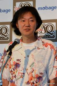 画像ギャラリー No.008のサムネイル画像 / 稲船敬二氏,須田剛一氏,中 裕司氏,はしもとよしふみ氏,船水紀孝氏はどのようなスマートフォン向けアプリを作ろうとしているのか――Mobage新企画「スーパークリエイターズ」プレス発表会レポート