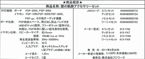 ꡼ No.001Υͥ / ˤεספƱȯPSPѥݡо졣֥ꥣפʤɥǥ4