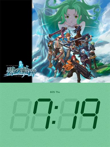 画像ギャラリー No.003のサムネイル画像 / 「英雄伝説 碧の軌跡」の主題歌を収録した「Natural Photo Clock」が配信に