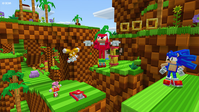 Minecraft 向けソニック30周年記念dlc その名も Sonic The Hedgehog の配信がスタート