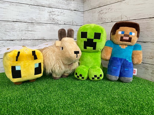 画像ギャラリー No.001のサムネイル画像 / 「Minecraft」のぬいぐるみ“ベーシックシリーズ”が9月9日に発売