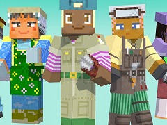 「Minecraft」サバイバル生活を彩る職業スキンパック「ワーキング・ライフ！」，Minecraftマーケットプレイスで販売開始