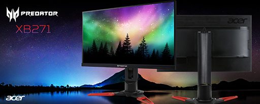 画像ギャラリー No.005のサムネイル画像 / AcerからG-SYNC対応の27型ゲーマー向け液晶ディスプレイ2製品が登場。4K/60Hz対応モデルと25x14/165Hz対応モデル