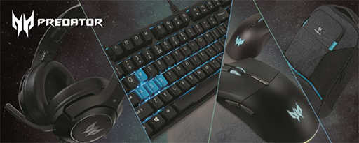 画像ギャラリー No.001のサムネイル画像 / Acer,「Predator」ブランドのキーボードやマウスなど6製品を一挙に国内販売
