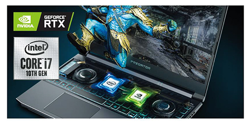 画像ギャラリー No.014のサムネイル画像 / Acer,ゲーマー向けノートPC「Triton 500」「Helios 300」を国内発売。Triton 500は300Hz表示対応IPS液晶を採用