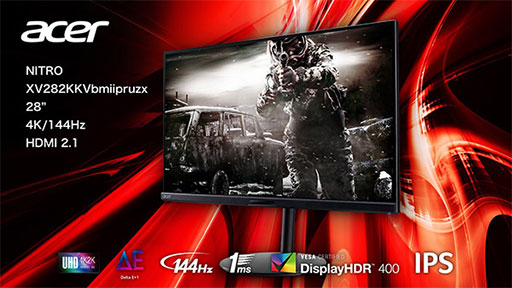 ���������꡼ No.001�Υ���ͥ������ / Acer��4K/144Hzɽ���б��Υ����ޡ�����28���վ��ǥ����ץ쥤��ȯ��