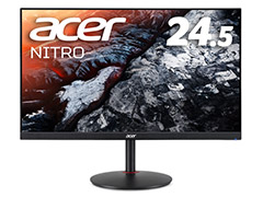 Acer，最大390Hz表示に対応したeスポーツ向け24.5型フルHD液晶ディスプレイを国内発売