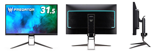 画像ギャラリー No.002のサムネイル画像 / Acer,HDMI 2.1入力対応で4K/144Hz表示可能な31.5型液晶ディスプレイを国内発売