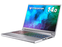 Acer，重量約1.7kgでRTX 3060内蔵の14インチ級ゲームノートPC「Predator Triton 300 SE」を発売