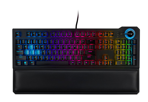 画像ギャラリー No.004のサムネイル画像 / クリック感のあり/なしを切り替えられるAcer製ゲーマー向け英語フルキーボードの一般販売がスタート