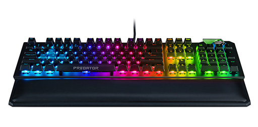 画像ギャラリー No.007のサムネイル画像 / クリック感のあり/なしを切り替えられるAcer製ゲーマー向け英語フルキーボードの一般販売がスタート