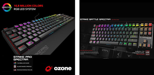 ꡼ No.006Υͥ / Cherry MX RedѤΡStrike Pro SpectraפʤOzoneΥޡܡ2ʤ33˹ȯ