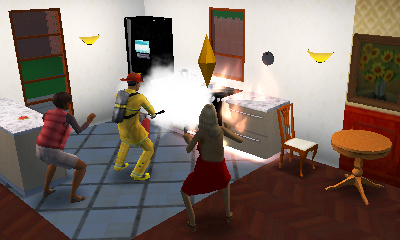 画像ギャラリー No.006のサムネイル画像 / EA,3D立体視でますます身近になったような気がするはずのニンテンドー3DS版「ザ・シムズ3」を2011年4月1日に発売