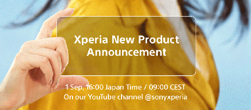 画像集#001のサムネイル/ソニーが「Xperia」新製品を9月1日16時に発表。予告動画が公開