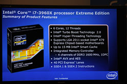 画像集#006のサムネイル/Intel，新世代ハイエンドCPU「Core i7-3000番台」を発表。Sandy Bridge-Eプラットフォーム，そのポイントをチェックする