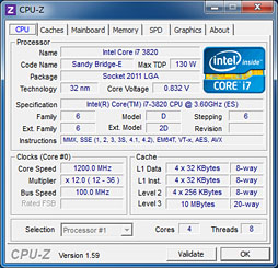 動作品 Core i7 3820 LGA2011 2個セット #4A