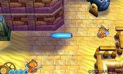 画像ギャラリー No.002のサムネイル画像 / 「スライムもりもりドラゴンクエスト3」,スライムのプニプニの体に秘められた能力を紹介。飛んだり跳ねたり浮かんだりのアクションでしっぽ団を倒せ