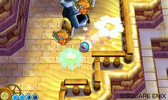 画像ギャラリー No.003のサムネイル画像 / 「スライムもりもりドラゴンクエスト3」,スライムのプニプニの体に秘められた能力を紹介。飛んだり跳ねたり浮かんだりのアクションでしっぽ団を倒せ