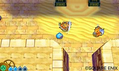 画像ギャラリー No.016のサムネイル画像 / 「スライムもりもりドラゴンクエスト3」,スライムのプニプニの体に秘められた能力を紹介。飛んだり跳ねたり浮かんだりのアクションでしっぽ団を倒せ