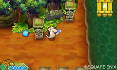 画像ギャラリー No.019のサムネイル画像 / 「スライムもりもりドラゴンクエスト3」,スライムのプニプニの体に秘められた能力を紹介。飛んだり跳ねたり浮かんだりのアクションでしっぽ団を倒せ