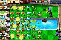 画像ギャラリー No.003のサムネイル画像 / あの「プラント vs. ゾンビ」がGゲーに登場。迫り来るゾンビをやっつけろ