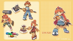 画像ギャラリー No.002のサムネイル画像 / 「ととモノ。3D」各種族の壁紙&ドワーフのペーパークラフトが配信に