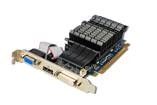 画像ギャラリー No.001のサムネイル画像 / GALAXY,ファンレス仕様のグラフィックスメモリ2GB版GT 520カードを発売