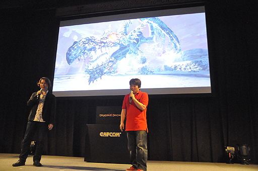 ���������꡼ No.011�Υ���ͥ������ / ��Dragon's Dogma�״�����Ϫȯɽ���ݡ��ȡ����ӥ륢���Ȥ���Ʈ������䡤PS3/Xbox 360�Ǥ��줾��1�Τ������ʤ��֥���ɥ饴��פ������������Ȥ˻���͵ŵ����ȿ����Τ�ڤ�����о�