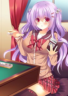 画像ギャラリー No.001のサムネイル画像 / 「桃色大戦ぱいろん・生」16歳にしてプロ雀士の天才少女「赤城風音」が登場