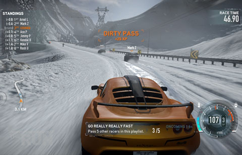 画像ギャラリー No.002のサムネイル画像 / 報酬はルーレットで。「Need for Speed: The Run」の最新ムービーでマルチプレイモードをチェック