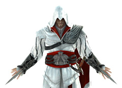 ソウルキャリバーv のゲストキャラクターとして アサシンクリード シリーズから マスターアサシン エツィオ の参戦が決定