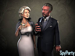 画像ギャラリー No.004のサムネイル画像 / 著名プログラマーが開発を進めるユニークなタイトル,「SpyParty」の最新アートワーク公開