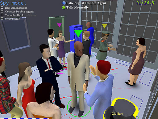 画像ギャラリー No.003のサムネイル画像 / 多数のNPCに混じったスパイを見抜け。クリス・ヘッカー氏の新作「SpyParty」の有料β版がリリース
