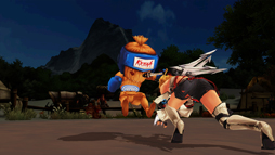 画像ギャラリー No.048のサムネイル画像 / 簡単操作でド派手なコンボアクションが楽しめる,オンラインアクションRPG「KRITIKA」を先行プレイ。家庭用ゲームのような見た目と操作感が特徴だ