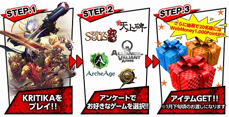 ���������꡼ No.016�Υ���ͥ������ / ���������RPG��KRITIKA�פΥ����ץ󥵡��ӥ����������ȡ��������⥢���ƥब��������6�祭���ڡ�������٥�ȡפ�»�