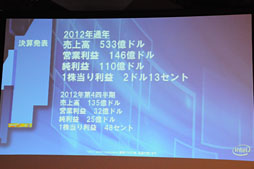 画像ギャラリー No.004のサムネイル画像 / 「日本から世界に発信していく」。2013年のインテル年頭会見レポート