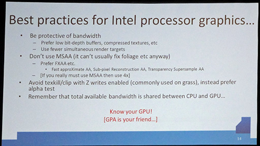꡼ No.012Υͥ / GDC 2013ϼCPUHaswellUltrabookϡ⥲बդˤʤ롩 IntelƳĥ