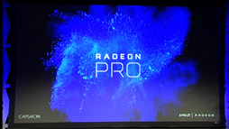 画像集#002のサムネイル/［SIGGRAPH］AMD，コンテンツ制作向けの青いグラフィックスカード「Radeon Pro」立ち上げ。容量1TBのSSDフレームバッファを持つ特別版「SSG」を予告