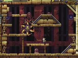 画像ギャラリー No.009のサムネイル画像 / 生命の秘宝を求めて遺跡の奥へ。Wiiウェア「LA-MULANA」の配信が本日開始