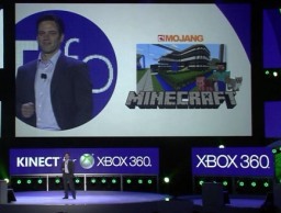 画像集#002のサムネイル/[E3 2011]「Minecraft」のXbox 360版を，Kinect対応でこの冬リリース