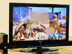 画像ギャラリー No.014のサムネイル画像 / 「Kinect スター・ウォーズ」の体験会で3D立体視のポッドレースに挑戦。R2-D2がしゃべる限定版も情報もあり