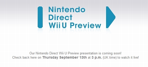 #002Υͥ/Nintendo UKαۿNintendo Direct Wii U Previewפܻ֤91323»ܡWii Uξܺ٤餫ˤ븫