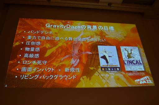 ꡼ No.001Υͥ / CEDEC 2012û֡ͿǿIPطѤޥͥȡGRAVITY DAZEסLivingBackGroundɤθե