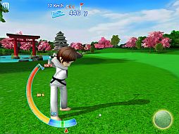 画像ギャラリー No.005のサムネイル画像 / iOS向け「レッツ!ゴルフ3」に桜が舞い富士山を臨む「日本コース」が追加