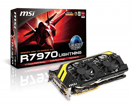 画像ギャラリー No.002のサムネイル画像 / MSI製HD 7970の最上位モデル「Lightning」発売。「Twin Frozr IV」を搭載
