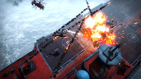 画像ギャラリー No.013のサムネイル画像 / セガ,「爆烈軍団レネゲード」を2011年秋にリリース。Avalanche Studiosが開発する,ド派手なビークルアクションとは