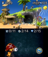 画像ギャラリー No.006のサムネイル画像 / 3DS用DLソフト「クレイジーチキン パイレーツ3D」が価格改定で100円に