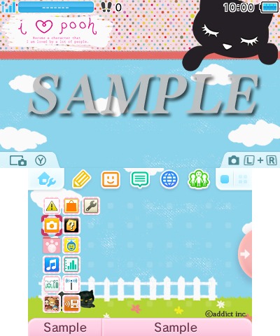画像ギャラリー No.001のサムネイル画像 / 「おすましプーちゃん」の3DS用テーマがeショップで配信スタート