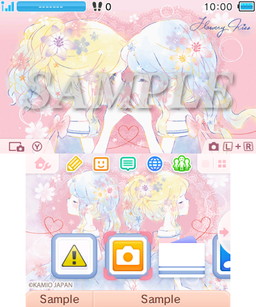 ���������꡼ No.001�Υ���ͥ������ / ��Flowery Kiss�פ�3DS�ѥơ��ޤ��ۿ����ϡ��֤ҤߤĤ��áפȡ��Ի׵Ĥι�פ�2����